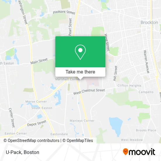U-Pack map