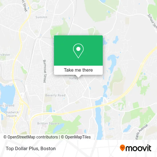 Top Dollar Plus map