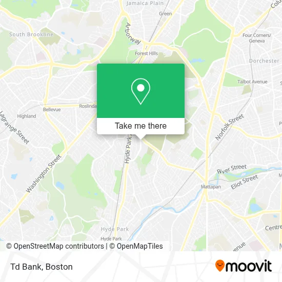 Td Bank map