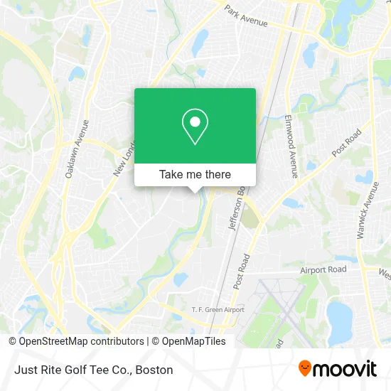 Just Rite Golf Tee Co. map