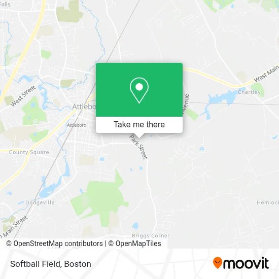 Softball Field map