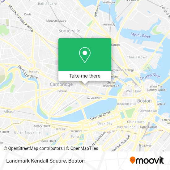 Landmark Kendall Square map