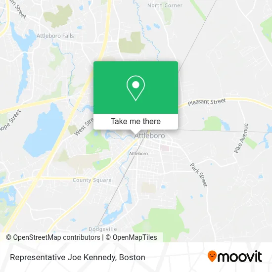 Representative Joe Kennedy map