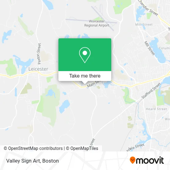 Valley Sign Art map