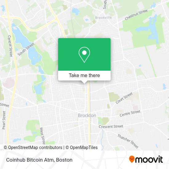 Coinhub Bitcoin Atm map