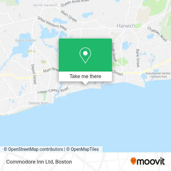 Commodore Inn Ltd map
