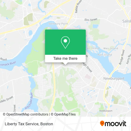 Liberty Tax Service map