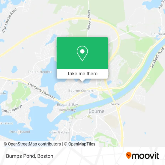 Bumps Pond map