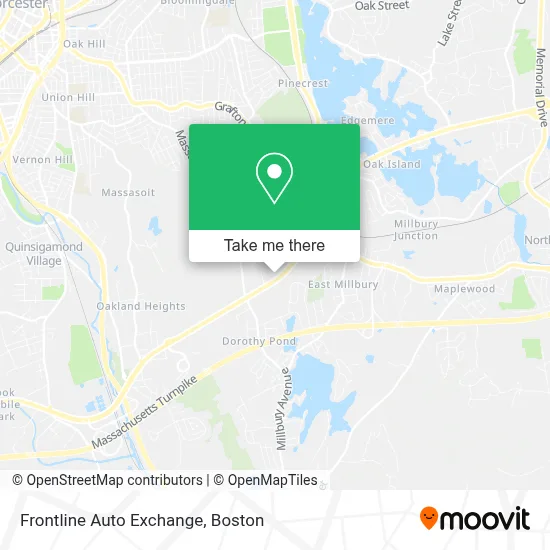 Frontline Auto Exchange map