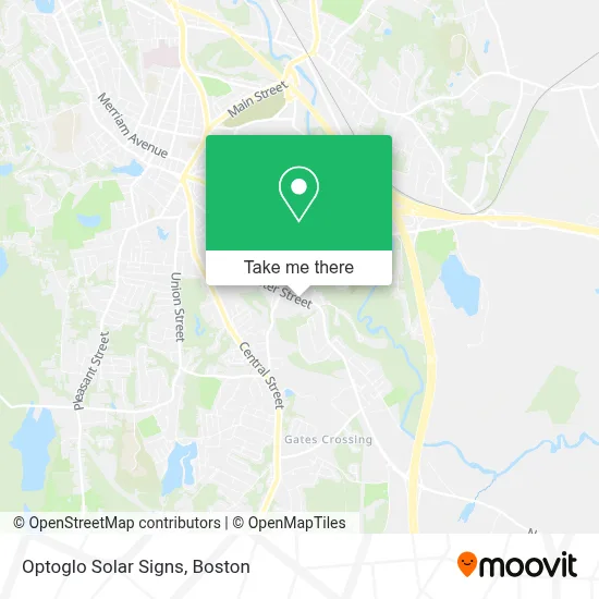 Optoglo Solar Signs map