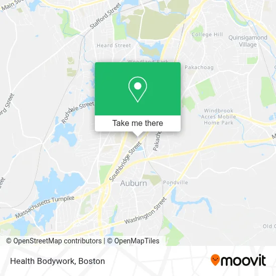 Health Bodywork map