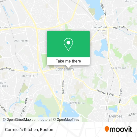 Cormier's Kitchen map