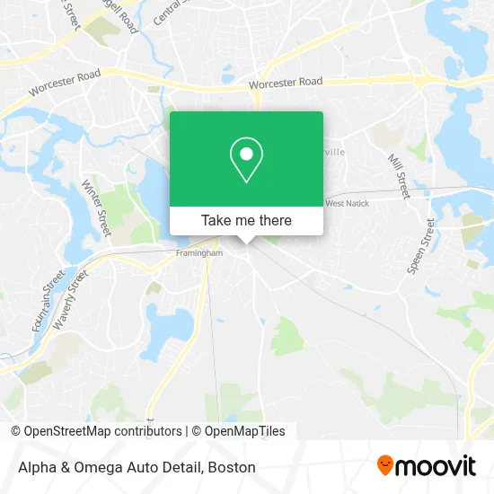 Alpha & Omega Auto Detail map