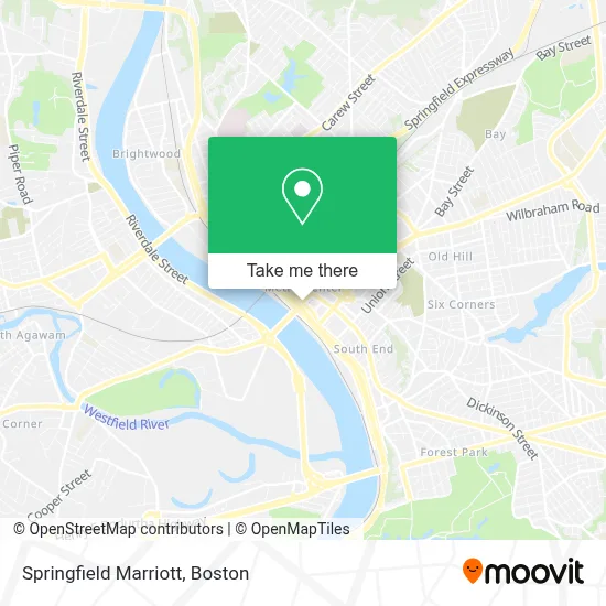 Springfield Marriott map
