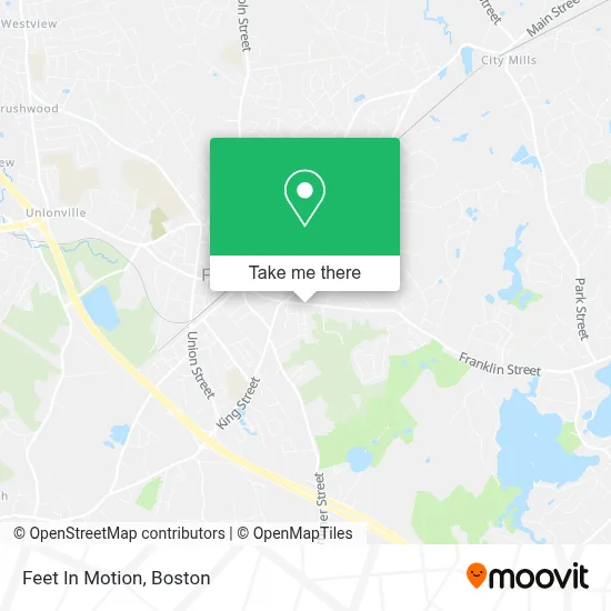 Feet In Motion map