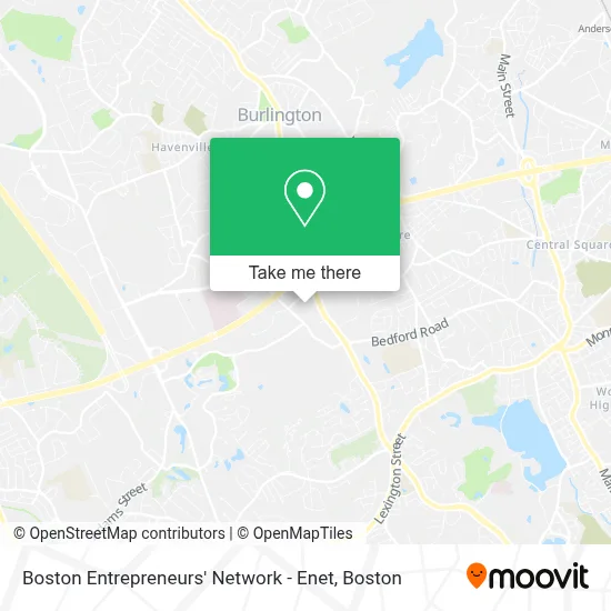 Boston Entrepreneurs' Network - Enet map