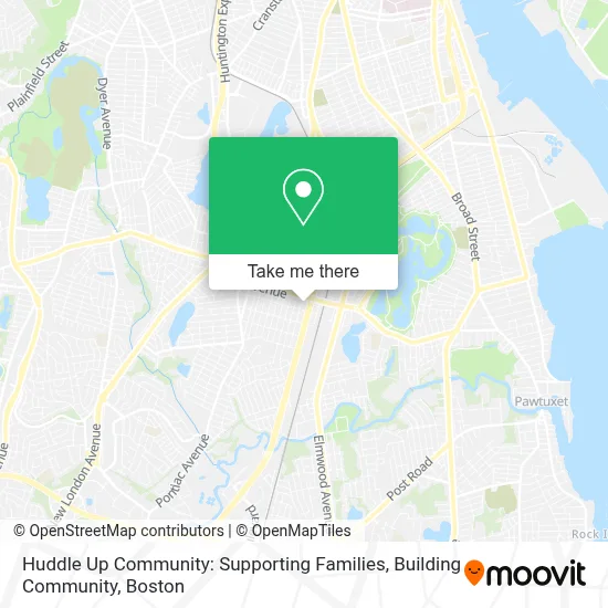 Huddle Up Community: Supporting Families, Building Community map