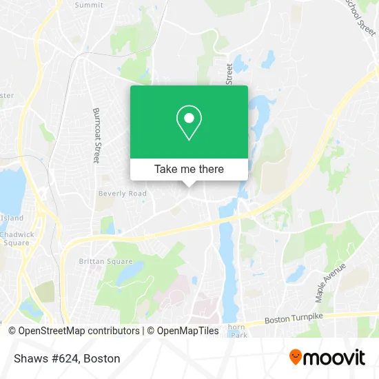 Shaws #624 map