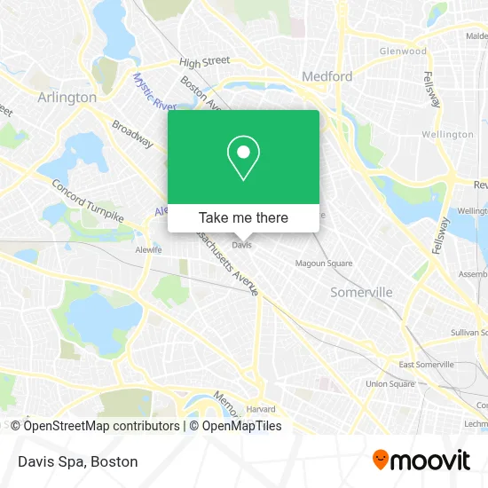 Davis Spa map