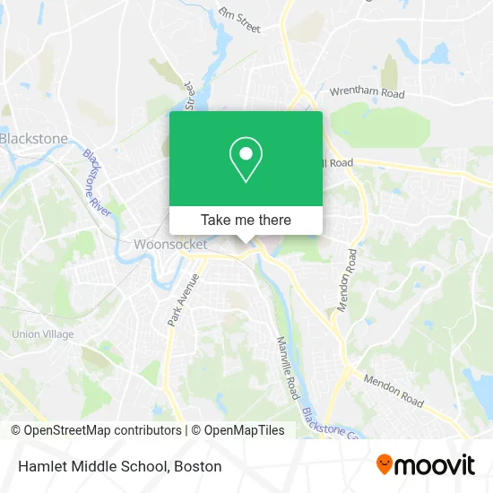 Hamlet Middle School map