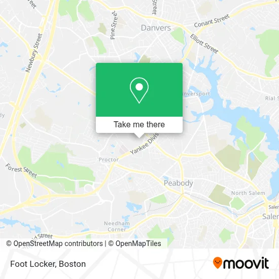 Foot Locker map