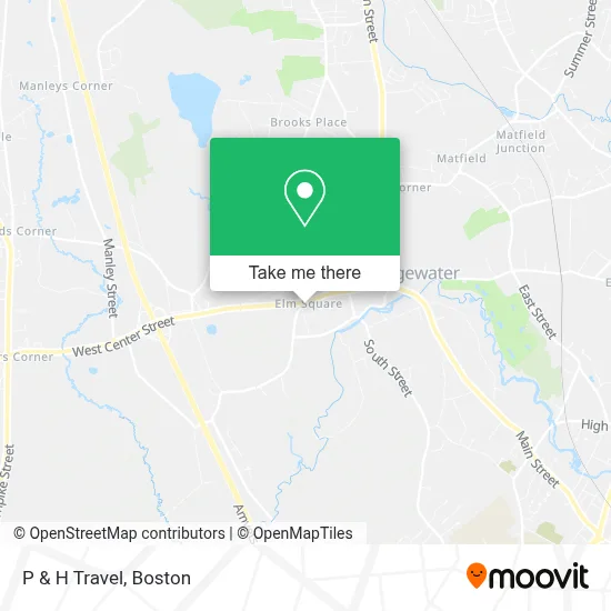 P & H Travel map