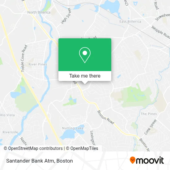 Santander Bank Atm map