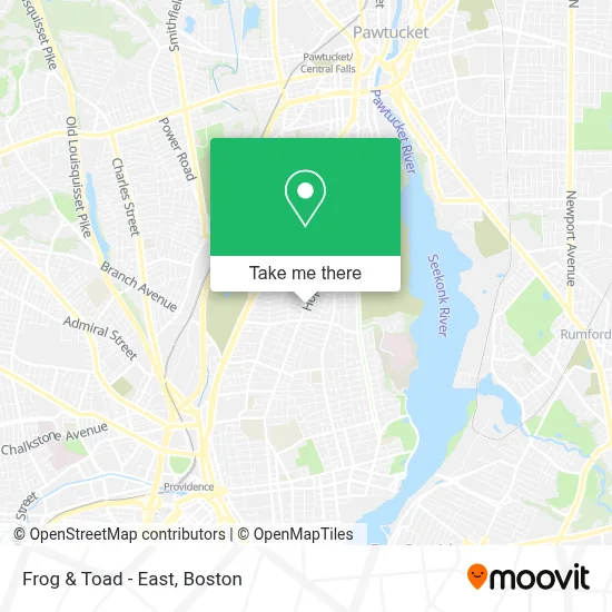 Frog & Toad - East map