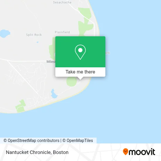 Nantucket Chronicle map