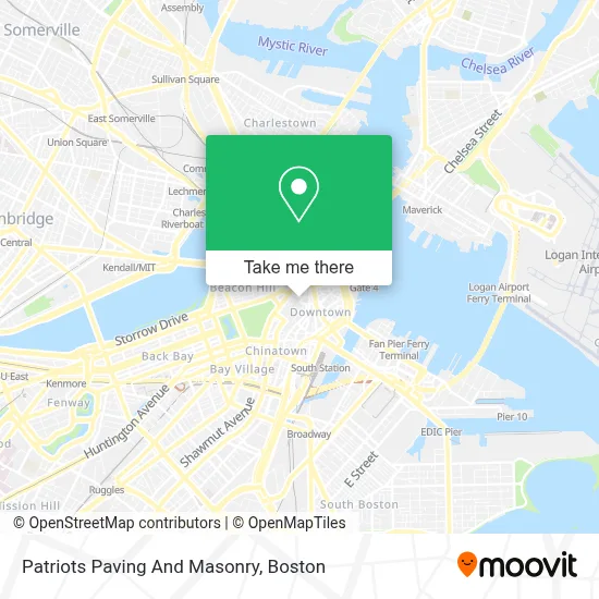 Patriots Paving And Masonry map