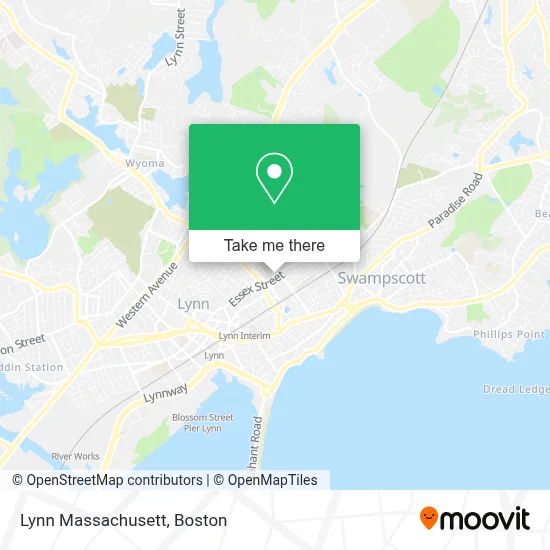 Lynn Massachusett map