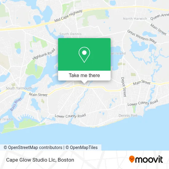 Cape Glow Studio Llc map
