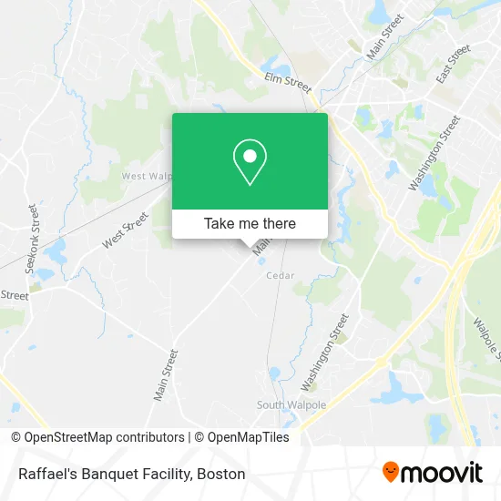Raffael's Banquet Facility map