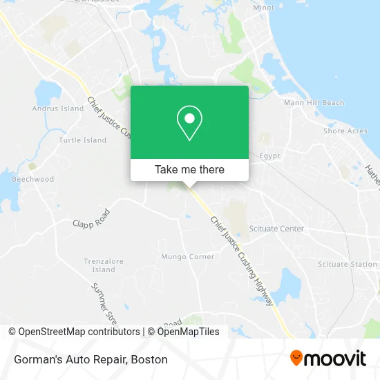 Gorman's Auto Repair map