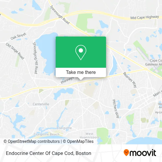 Endocrine Center Of Cape Cod map