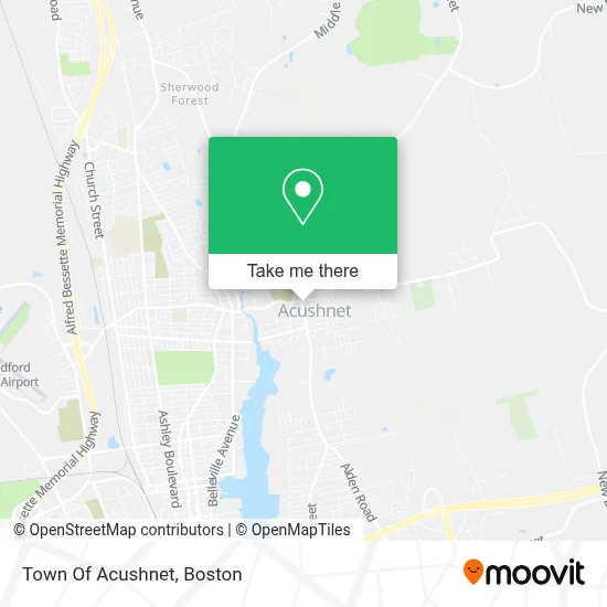Town Of Acushnet map