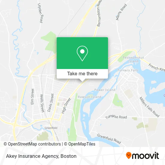 Akey Insurance Agency map