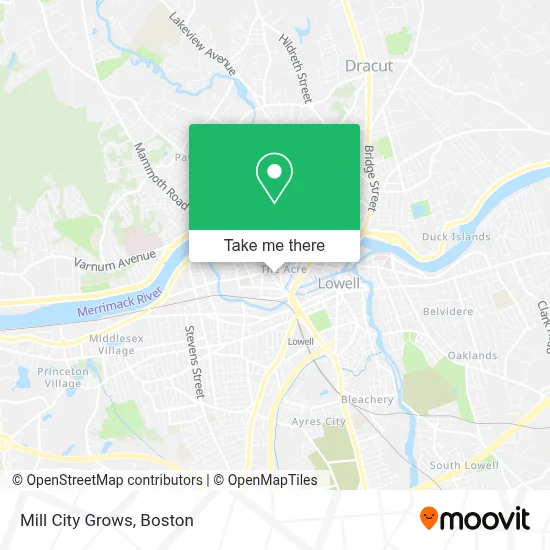 Mill City Grows map