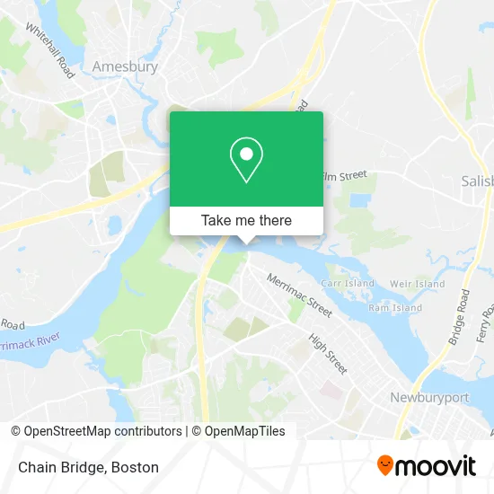 Chain Bridge map