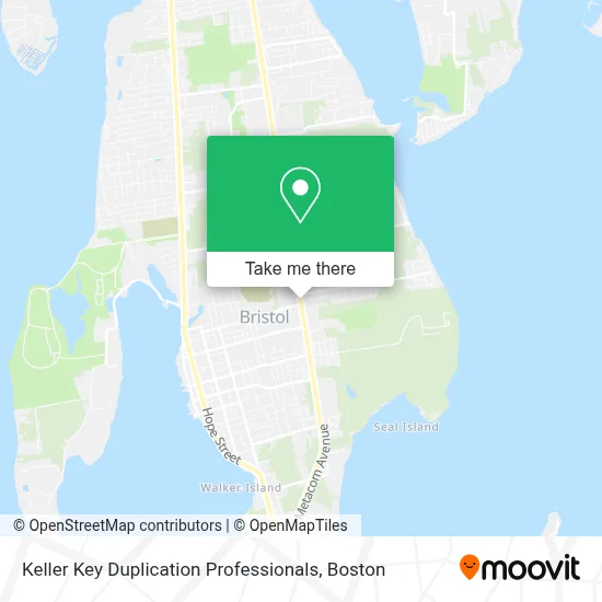 Keller Key Duplication Professionals map