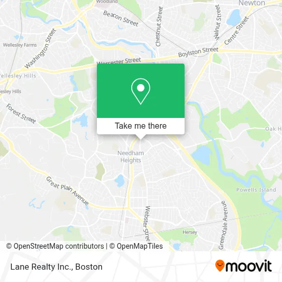 Lane Realty Inc. map