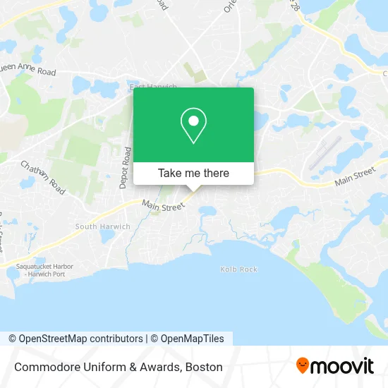 Commodore Uniform & Awards map
