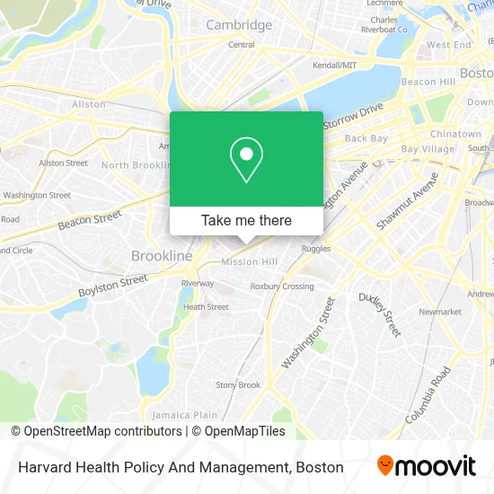 Harvard Health Policy And Management map