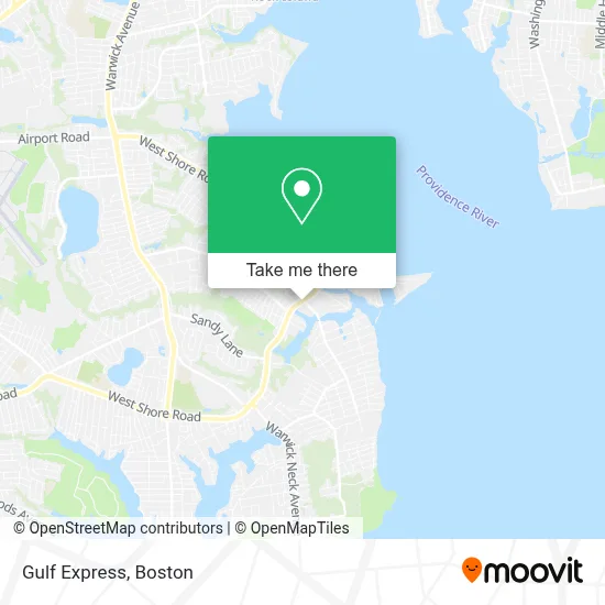 Gulf Express map