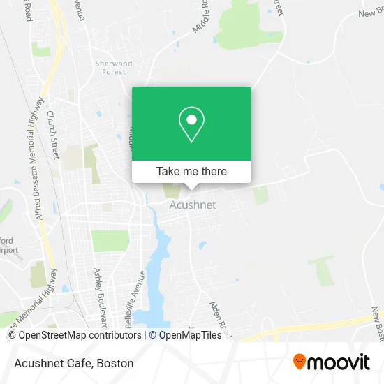 Acushnet Cafe map