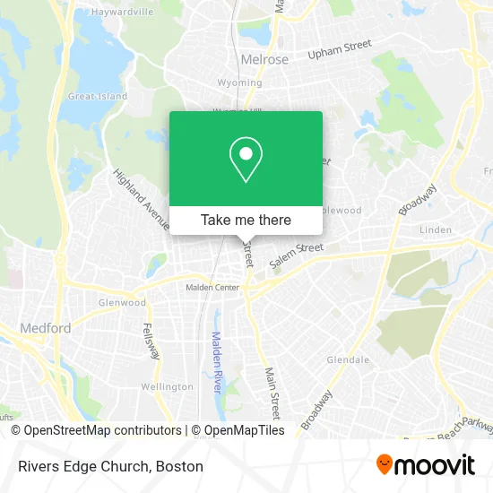 Rivers Edge Church map