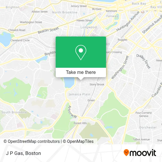 J P Gas map
