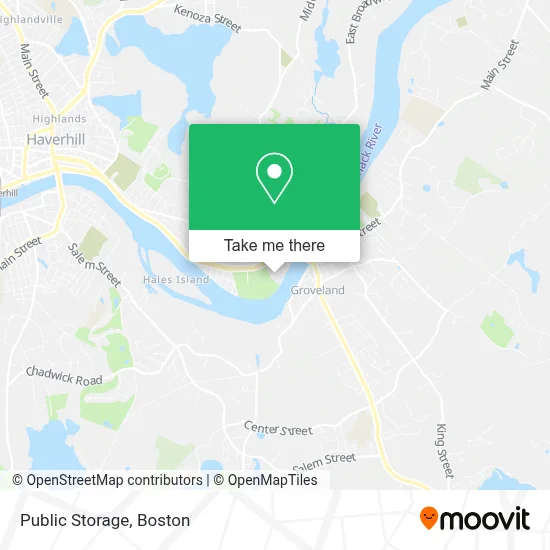 Public Storage map