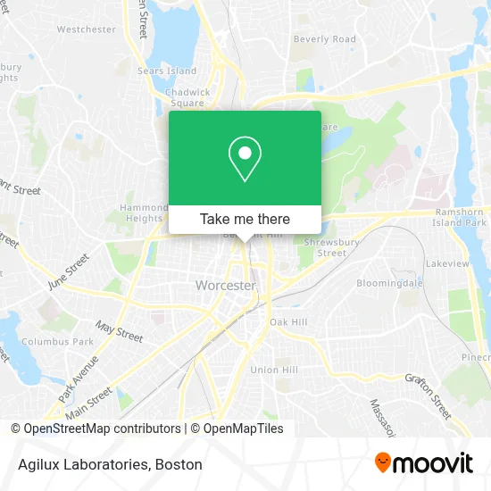 Agilux Laboratories map