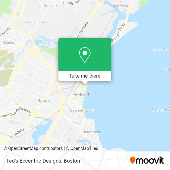 Ted's Eccentric Designs map
